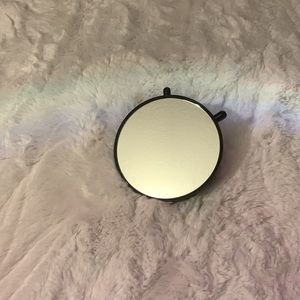 Black makeup mirror for travel
